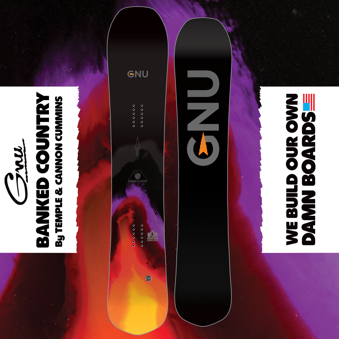 Gnu Banked Country Men's Snowboard