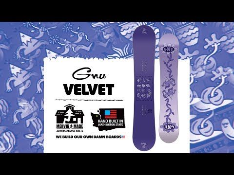 GNU Velvet Women's Snowboard | GNU Snowboards 2024-2025