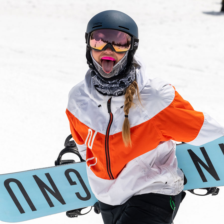 Ellie Weiler for Gnu Snowboards